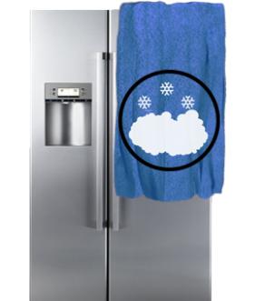 Холодильник Gaggenau – намерзает снег, лед на стенке